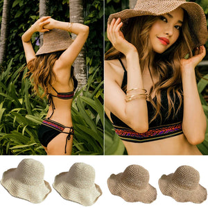 Wide Brim Floppy Straw Hat