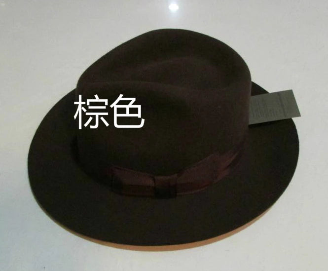 Classic Wool Fedora Hat
