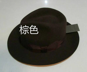 Classic Wool Fedora Hat