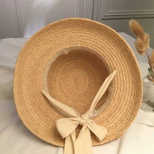 Raffia Ribbon Sun Hat
