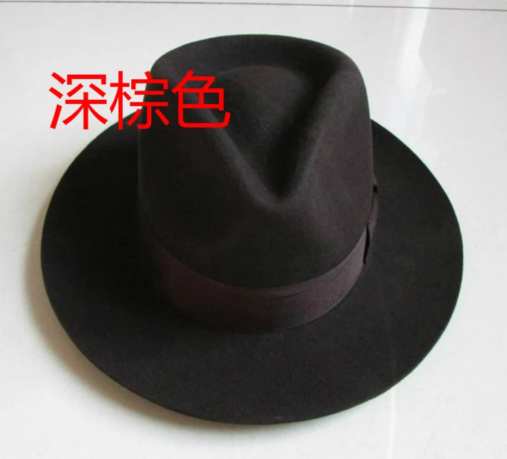 Classic Wool Fedora Hat