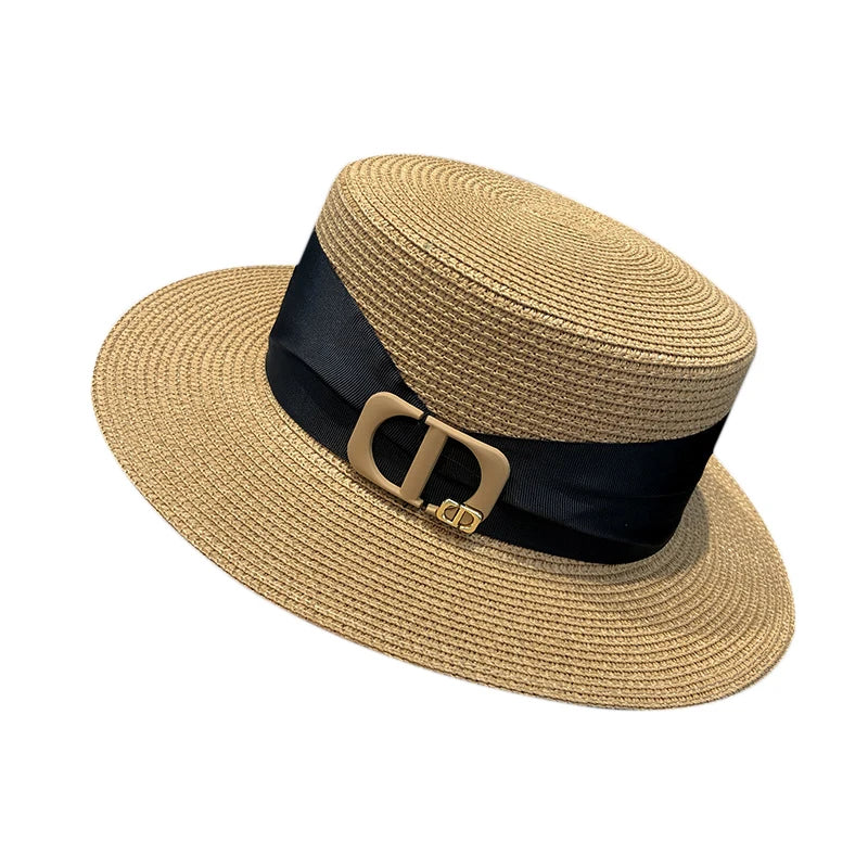 Flat Top Panama Straw Hat