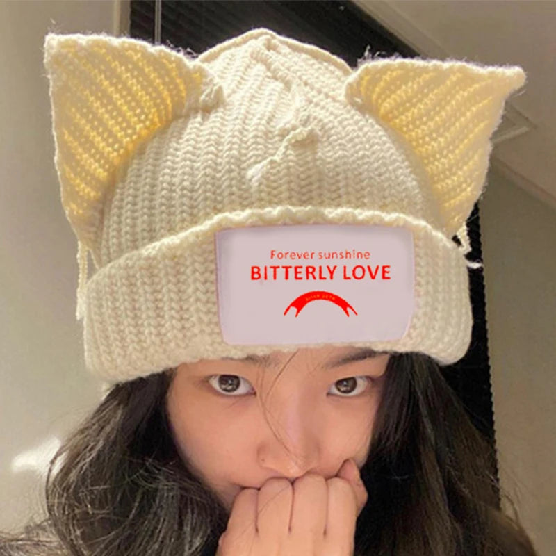 Cat Ear Knit Beanie