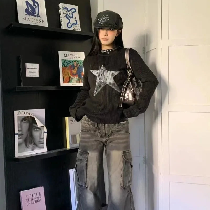 Y2K Star Painter Beret